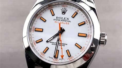 garanzia rolex milgauss|rolex milgauss white.